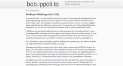 Desktop Screenshot of bob.ippoli.to